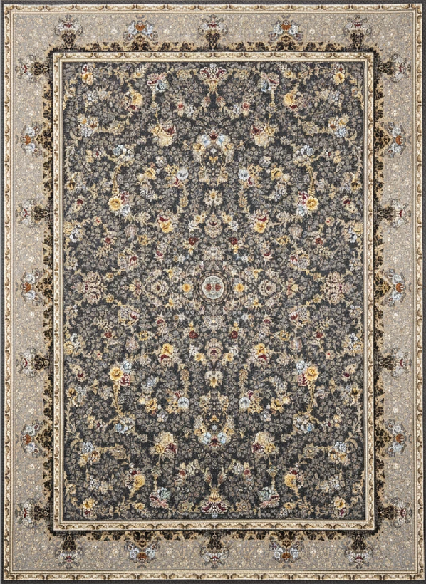 فرش افشان رز سرمه ای