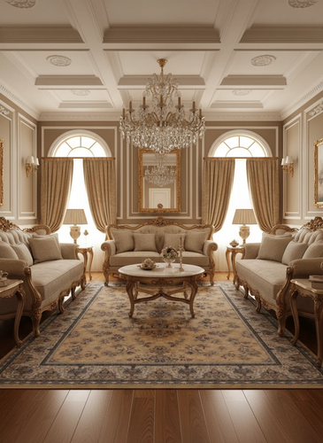 فرش افشان پاناروما بژ