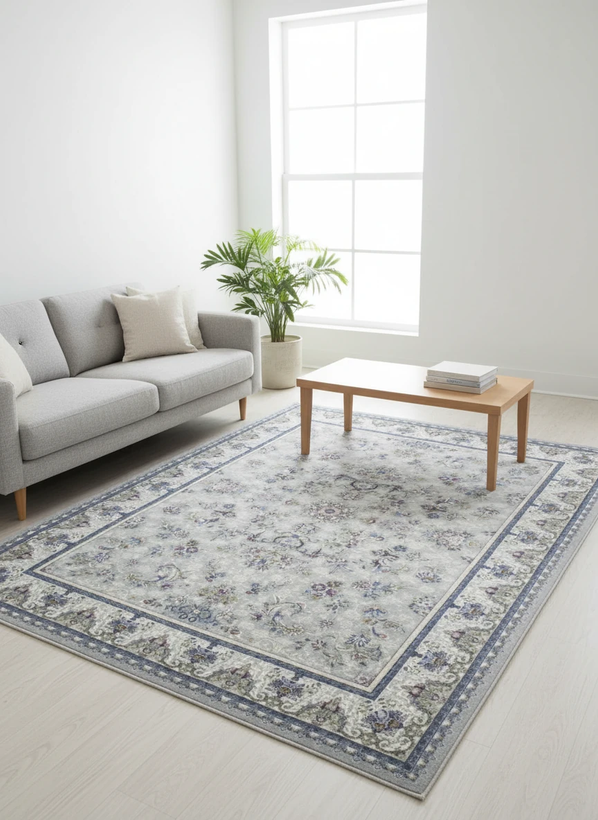 فرش افشان پاناروما نقرهای