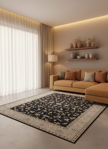 فرش افشان ماهلین دودی