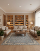 فرش افشان مهدیس نقره ای