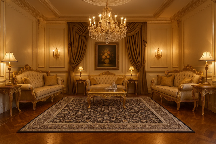 فرش افشان یاقوت دودی