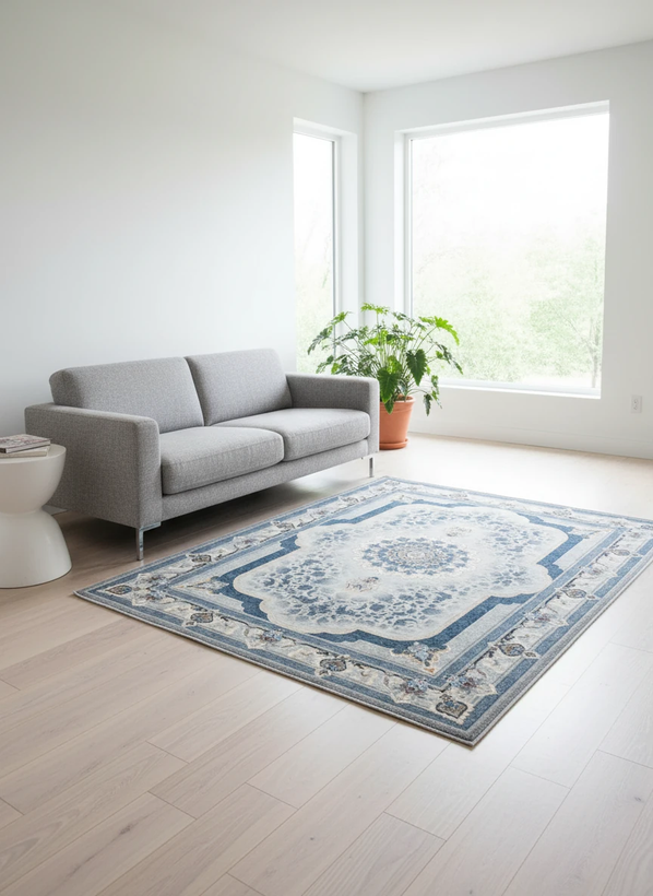 فرش سرور نقره ای