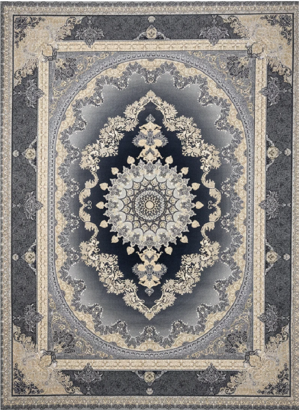 فرش کارن سرمه ای