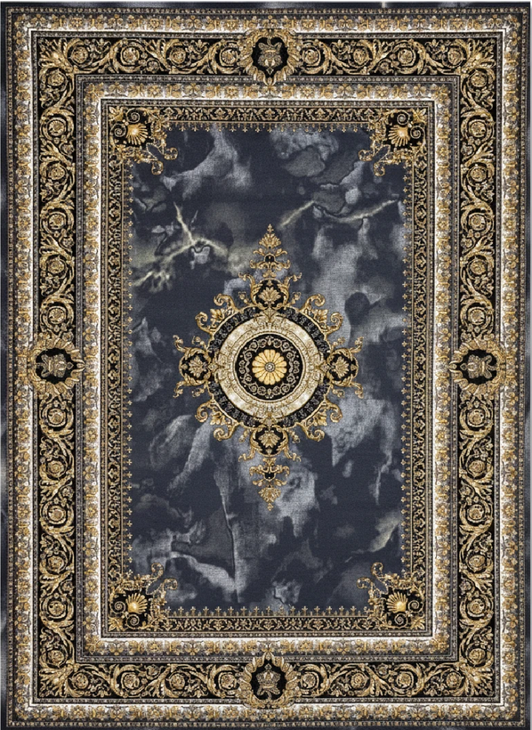 فرش ورساچه سرمه ای